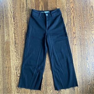 Mango Catherine Culotte Black Jeans